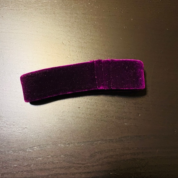 Purple Velvet Bun Accessory - Picture 3 of 3